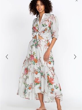 Johnny Was Colman Maxi Prairie Skirt